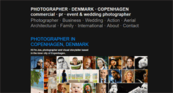 Desktop Screenshot of copenhagenphotographer.com