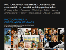 Tablet Screenshot of copenhagenphotographer.com